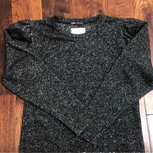 Sparkly Zara knit top - Medium